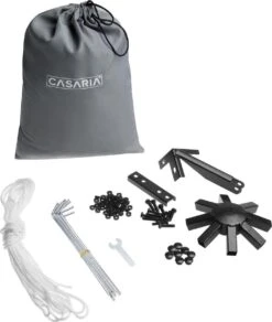 Casaria Paviljoen Lorca 3x3m - UV-bescherming 50+ Metaal - Antraciet 21 Casaria Paviljoen Lorca 3x3m - UV-bescherming 50+ Metaal - Antraciet -Tuinmeubilair 1015x1200