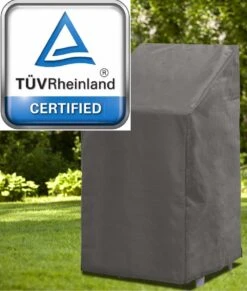 Weersbestendige Beschermhoes Stoel (4 Tot 6 Stapelstoelen) | 66 X 95 X 133/93 Cm (L) | Premium | Waterproof | TÜV Rheinland Gecertificeerd | Hoes Voor Tuin | Waterdicht | Solution Dyed (verkleuring Onmogelijk) | Grijs / Antraciet -Tuinmeubilair 1018x1200