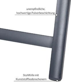 Casaria Tuinstoel Aluminium - 2 Stuks Inklapbaar - Antraciet -Tuinmeubilair 1043x1200 1