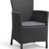 Allibert Iowa Tuinstoel - 60x62x89cm – Grafiet 1 Allibert Iowa Tuinstoel - 60x62x89cm – Grafiet -Tuinmeubilair 1052x1200