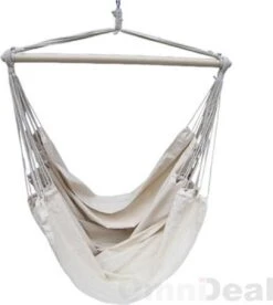 XXL 2 Persoons Hangstoel 185x130 - Zit Hangmat Met Spreidstok Tot 150 Kg - Binnen En Buiten -Tuinmeubilair 1075x1200