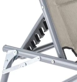 Blumfeldt Amalfi Ligstoel Tuin , Ligbed 70x37x200cm , Schuimrubberbekleding En Hoofdkussen , Rugleuning Verstelbaar Op 5 Standen , Zonnekap Voor Zonnebaden Zonder Verblind Te Worden -Tuinmeubilair 1128x1200