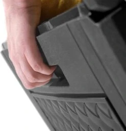 Opbergbox 310L UV-Bestendig Weerbestendig Wielen Tuinbox Rotan-look Antraciet -Tuinmeubilair 1149x1200 4