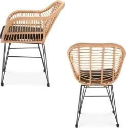 Casaria Tuinset Bali 3 Delig – 1 Tafel/2 Stoelen – Naturel Zwart 22 Casaria Tuinset Bali 3 Delig – 1 Tafel/2 Stoelen – Naturel Zwart -Tuinmeubilair 1175x1200 2