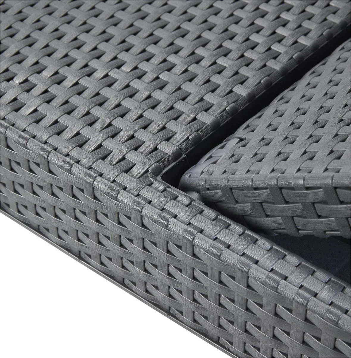 Allibert Jaipur Ligbed - 58x187,5x29 Cm - Grafiet 6 Allibert Jaipur Ligbed - 58x187,5x29 Cm - Grafiet - Afbeelding 4