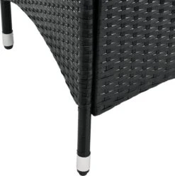 Polyrotan Balkonset - Bayamo - 3-delig - Zwart 16 Polyrotan Balkonset - Bayamo - 3-delig - Zwart -Tuinmeubilair 1194x1200 4