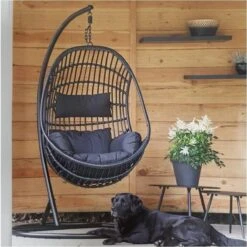 Hangstoel Sturdy Frame Zwart 15 Hangstoel Sturdy Frame Zwart -Tuinmeubilair 1199x1200 2