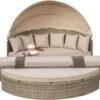 Merkloos Zonneeiland, Beige, Loveseat, Relax-eiland, Loungebed, Ligbed, Loungeset,"Riva" -Tuinmeubilair 1200x1027 6