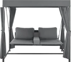 Schommelbank / Ligbank Kassandra - Donkergrijs 34 Schommelbank / Ligbank Kassandra - Donkergrijs -Tuinmeubilair 1200x1046