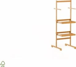 Bistro Set Hout Balkonset FSC – Patio Set Tuin – Houten Frans Tuinsetje – Kleine Tuinset – Complete Kleine Balkon Tafelset Met Gratis Bijzettafel – Hardhout FSC Balkonstoelen & Balkon Tafel - Tuintafel En Stoelen - Bistroset Van Hout – Balcony Set -Tuinmeubilair 1200x1054