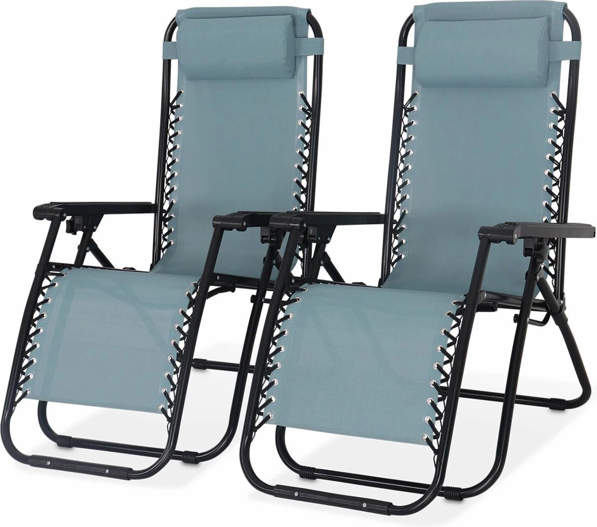 Alice's Garden Campingstoel PATRICK - Set Van 2 - Opvouwbaar - Verstelbaar - Smaragdgroen 3 Alice's Garden Campingstoel PATRICK - Set Van 2 - Opvouwbaar - Verstelbaar - Smaragdgroen