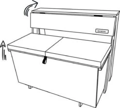 Balkonset 3in1: Bank | Tafel | Opbergruimte. Hout, Medium 95cm. -Tuinmeubilair 1200x1085 2