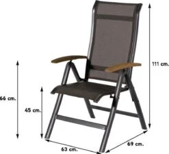 Hartman Alice Verstelbare Tuinstoel - Grijs 16 Hartman Alice Verstelbare Tuinstoel - Grijs -Tuinmeubilair 1200x1100 1