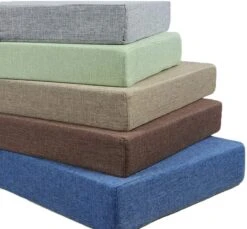 5 Cm Dikker Comfortabel Outdoor Tuin Bank Kussen, 2-4 Zitplaatsen Patio Swing Zitkussen