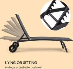 Blumfeldt Limala Tuinstoel - Ligstoel - Relaxstoel - Rugleuning In 6 Standen Verstelbaar - 2 Vielen - Draagkracht: Max. 150 Kg -Tuinmeubilair 1200x1129 2