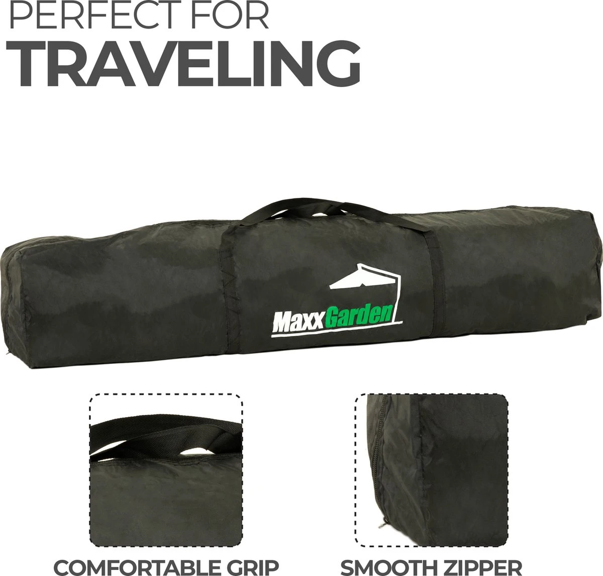 MaxxGarden Partytent - Feesttent Paviljoen - 3x3m - Antraciet 9 MaxxGarden Partytent - Feesttent Paviljoen - 3x3m - Antraciet - Afbeelding 7