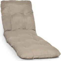 Beautissu Flair RL – Ligbedkussen Tuinkussen Ligstoel – Zonnebed Kussen Voor Tuin Meubelen 190x60x8 Cm Natuur -Tuinmeubilair 1200x1198 15