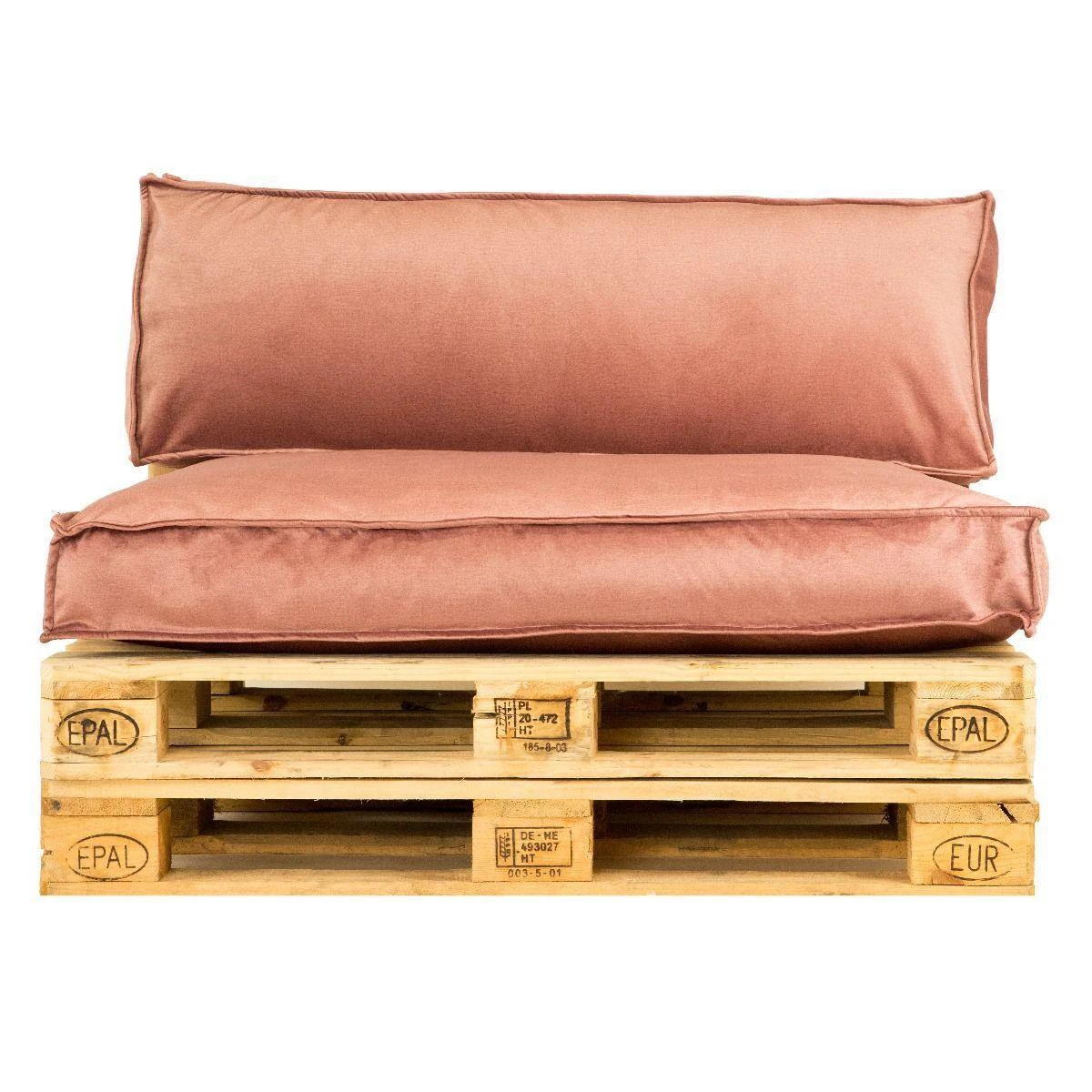2L Home & Garden Rugkussen Velvet Oud Roze - 120 X 40cm 4 2L Home & Garden Rugkussen Velvet Oud Roze - 120 X 40cm - Afbeelding 2