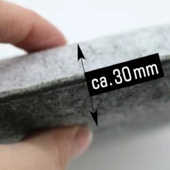 30mm Vilten Zitkussen Rond - Ø 35cm Stoelkussen Stoelpad Zacht 2-kleurig Grijs 13 30mm Vilten Zitkussen Rond - Ø 35cm Stoelkussen Stoelpad Zacht 2-kleurig Grijs -Tuinmeubilair 1200x1200 1246