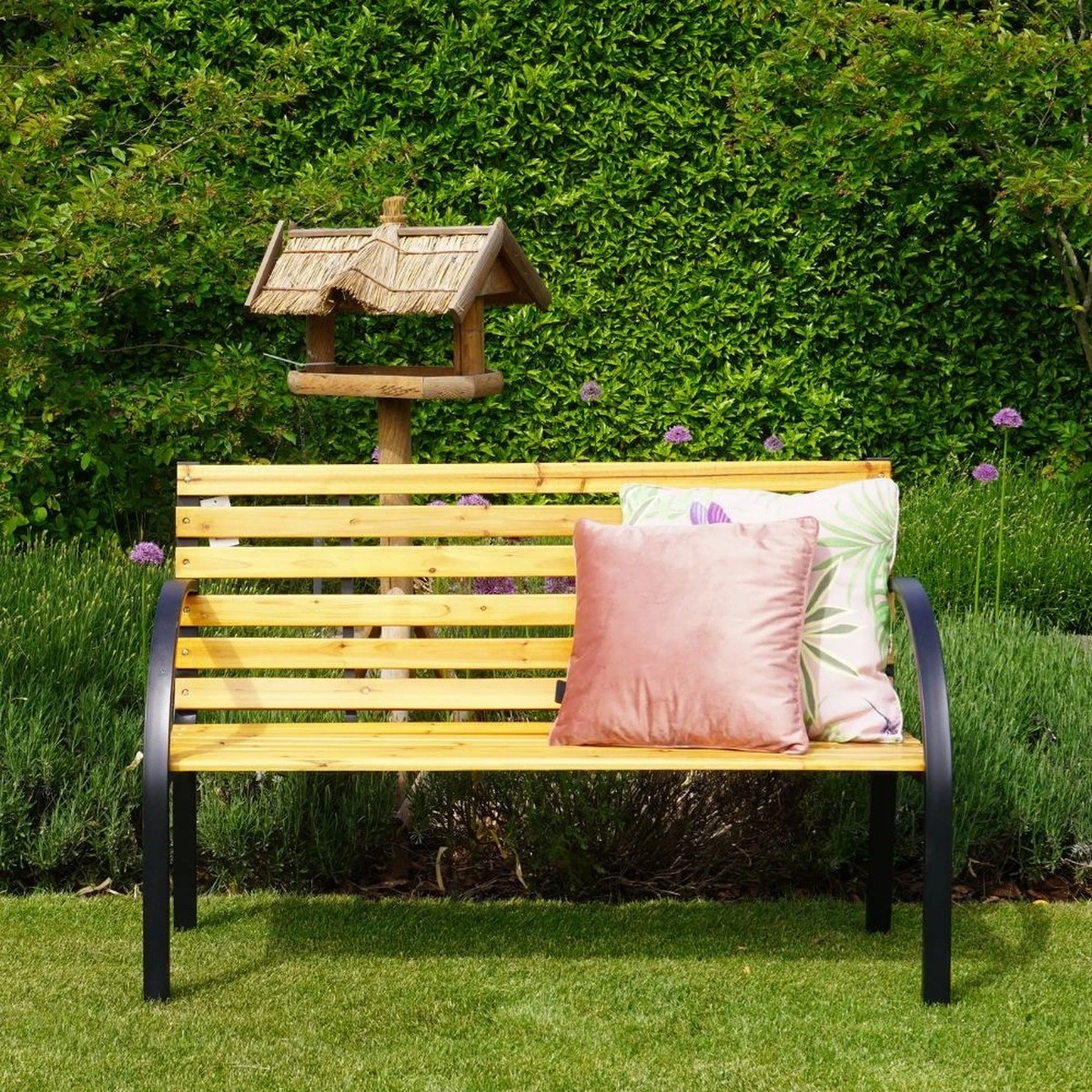 Dutcc 41142 - Tuinbank - Woodstock - 120 Cm – Zwart 9 Dutcc 41142 - Tuinbank - Woodstock - 120 Cm – Zwart - Afbeelding 7