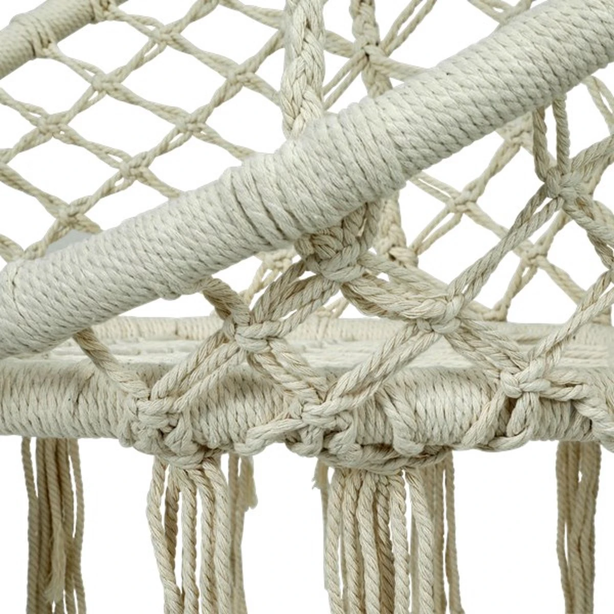 Macramé Hangstoel Beige - Beige Hangstoel - Hangstoel Touw - Hangstoel - Tot 110KG - Eenpersoons Hangstoel - Hang Stoel 1 Persoon - Hangstoel Voor Binnen - Hangstoel Zonder Standaard - Hangstoel Buiten 4 Macramé Hangstoel Beige - Beige Hangstoel - Hangstoel Touw - Hangstoel - Tot 110KG - Eenpersoons Hangstoel - Hang Stoel 1 Persoon - Hangstoel Voor Binnen - Hangstoel Zonder Standaard - Hangstoel Buiten - Afbeelding 2