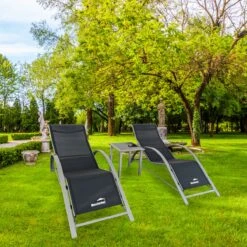 MaxxGarden Ligbed Set - 2 Stuks Zwart - Met Tafel - Sun Loungers - Loungebed 15 MaxxGarden Ligbed Set - 2 Stuks Zwart - Met Tafel - Sun Loungers - Loungebed -Tuinmeubilair 1200x1200 385