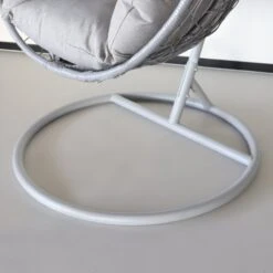 Egg Hangstoel Roundabout Grijs -Tuinmeubilair 1200x1200 481