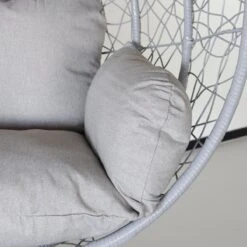 Egg Hangstoel Roundabout Grijs -Tuinmeubilair 1200x1200 483