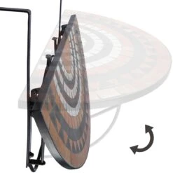 Tectake - Balkontafel Mozaïek Klapbaar - 402774 -Tuinmeubilair 1200x1200 516