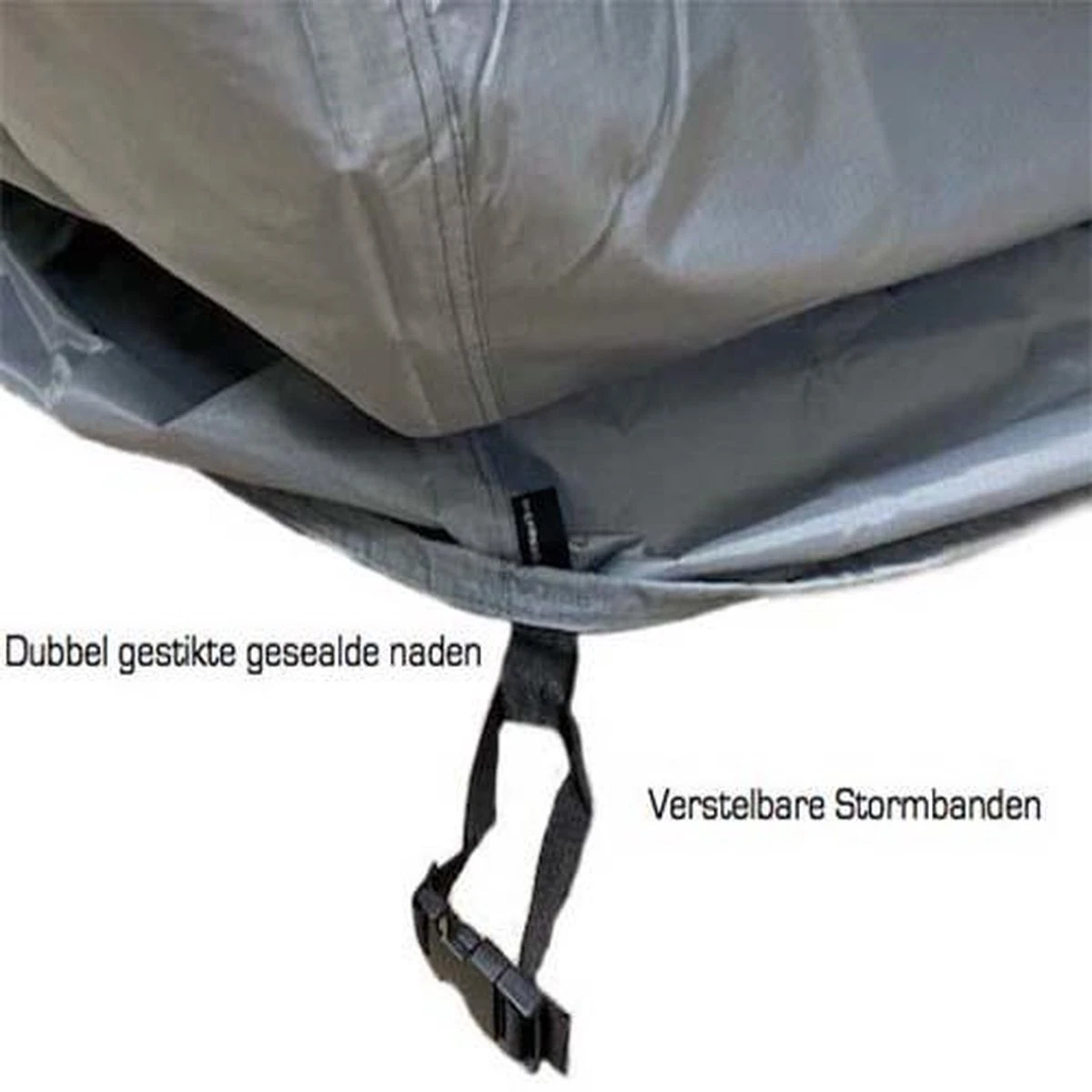 COVER UP HOC - Diamond Hoes Tuinmeubelen- 250x250x90 Cm - Tuinset Beschermhoes Waterdicht Met Stormbanden, Trekkoord En Afwaterings HOCCIE - Zilvergrijze Hoes Tuinmeubels 7 COVER UP HOC - Diamond Hoes Tuinmeubelen- 250x250x90 Cm - Tuinset Beschermhoes Waterdicht Met Stormbanden, Trekkoord En Afwaterings HOCCIE - Zilvergrijze Hoes Tuinmeubels - Afbeelding 5