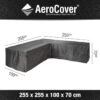 Aerocover Loungesethoes - L-vorm - L 255 X L 255 X B 100 X H 70 Cm 1 Aerocover Loungesethoes - L-vorm - L 255 X L 255 X B 100 X H 70 Cm -Tuinmeubilair 1200x1200 64