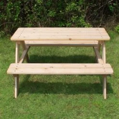 MaxxGarden Kinder Picknicktafel - 90x79x50cm - Hout -Tuinmeubilair 1200x1200 653