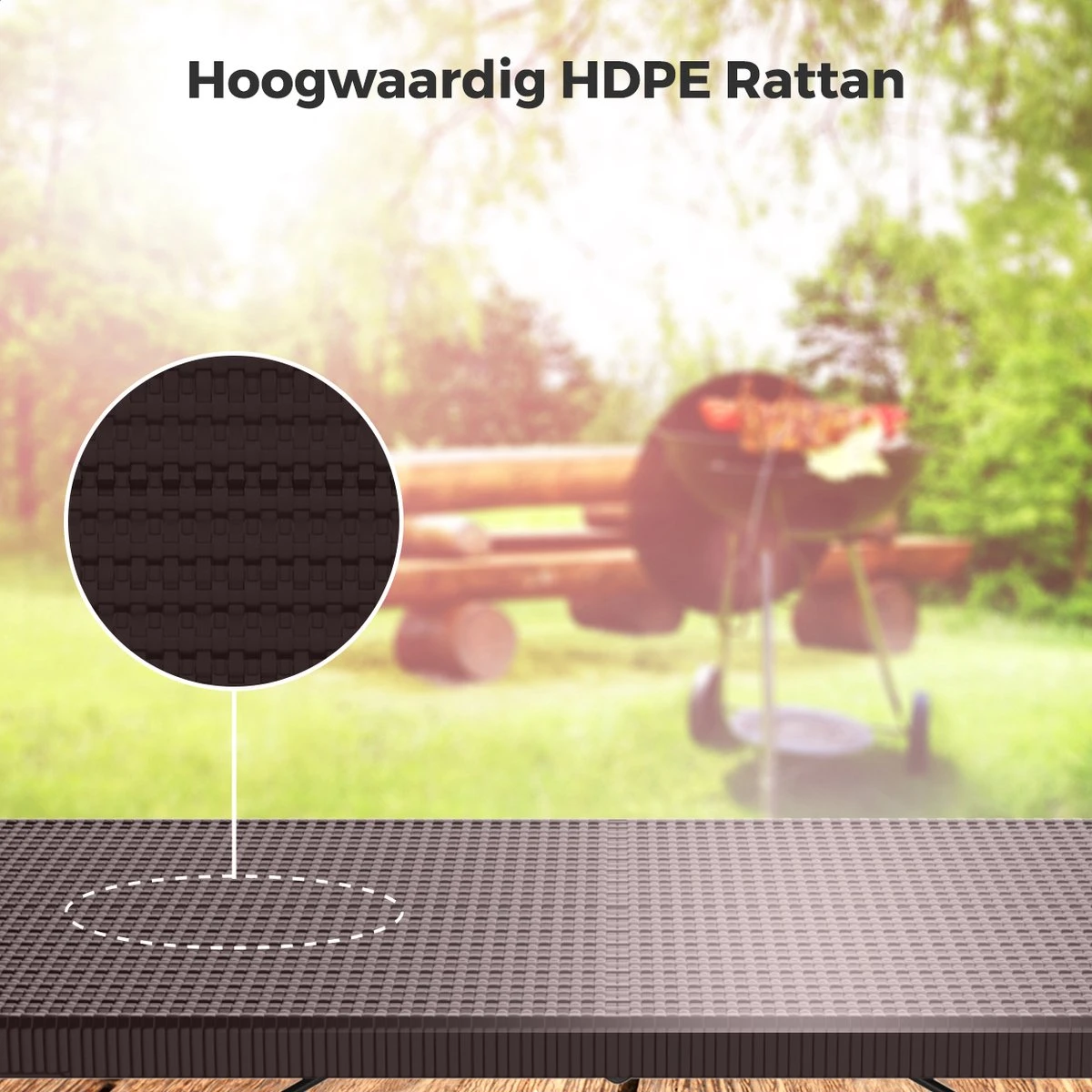 LifeGoods Klaptafel - Inklapbaar - 180 Cm - 6 Tot 8 Personen - Bruin 10 LifeGoods Klaptafel - Inklapbaar - 180 Cm - 6 Tot 8 Personen - Bruin - Afbeelding 8