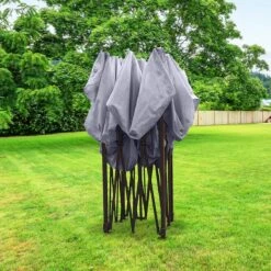 LifeGoods Partytent - 3x3 M - Zijwanden - Easy Up - Opvouwbaar - Waterdicht - Draagtas Met Wieltjes - Donkergrijs 21 LifeGoods Partytent - 3x3 M - Zijwanden - Easy Up - Opvouwbaar - Waterdicht - Draagtas Met Wieltjes - Donkergrijs -Tuinmeubilair 1200x1200 768