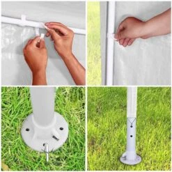 MaxxGarden Partytent - Paviljoen - 3x6m - Incl. Zijwanden - Waterdicht - Wit -Tuinmeubilair 1200x1200 791