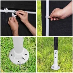 MaxxGarden Partytent - Feesttent Paviljoen - 3x3m - Antraciet 12 MaxxGarden Partytent - Feesttent Paviljoen - 3x3m - Antraciet -Tuinmeubilair 1200x1200 864