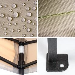 LifeGoods Partytent - 3x3 M - Easy Up - Opvouwbaar - Waterdicht - Draagtas Met Wieltjes - Beige 19 LifeGoods Partytent - 3x3 M - Easy Up - Opvouwbaar - Waterdicht - Draagtas Met Wieltjes - Beige -Tuinmeubilair 1200x1200 914