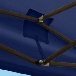 LifeGoods Partytent - 3x3 M - Zijwanden - Easy Up - Opvouwbaar - Waterdicht - Draagtas Met Wieltjes - Donkerblauw -Tuinmeubilair 1200x1200 961