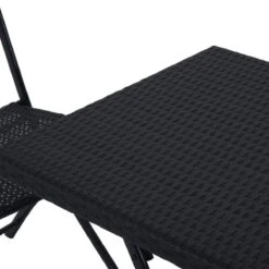 Merkloos 3-delige Bistroset Poly Rattan - Inklapbaar - Balkon Tuinmeubelset - Zwart 12 Merkloos 3-delige Bistroset Poly Rattan - Inklapbaar - Balkon Tuinmeubelset - Zwart -Tuinmeubilair 1200x1200 975