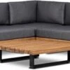 Cuba Boston Hoek Loungeset 3 Delig Acacia Hout -Tuinmeubilair 1200x339