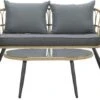 Garden Impressions Franklin Loungeset 4-delig - Wicker - Carbon Black/mystic Grey -Tuinmeubilair 1200x438