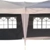 Partytent 3x6m Easy Up - 6 Zijwanden - Grijs -Tuinmeubilair 1200x480