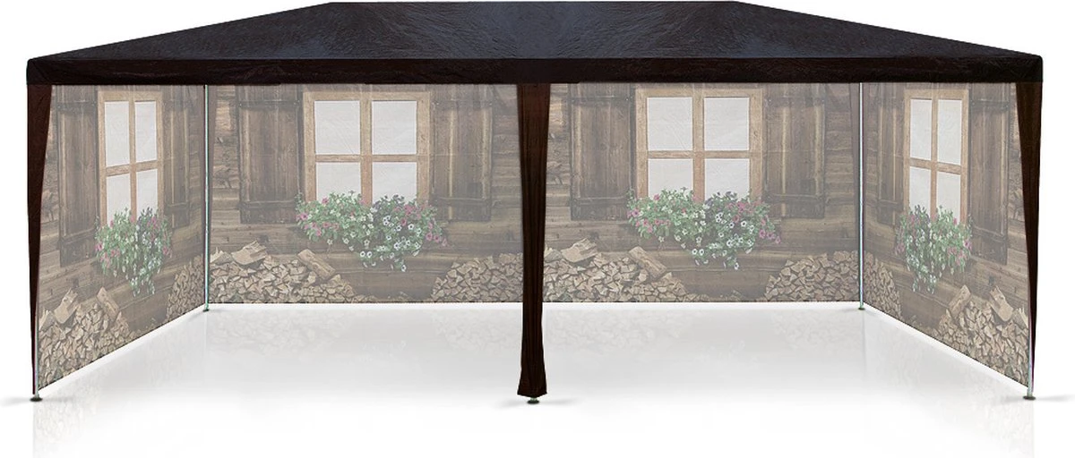 Casaria Apres-Ski Hut Party Tent - 18m² - 3x6m Met 6 Zijpanelen 7 Casaria Apres-Ski Hut Party Tent - 18m² - 3x6m Met 6 Zijpanelen - Afbeelding 5