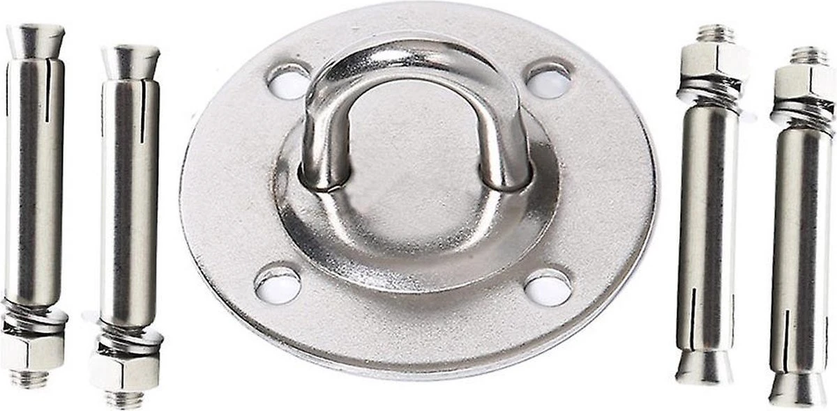 IBright Hangstoel Bevestigingsset - Schommelstoel Ophangsysteem - RVS - Bokszak - Plafondhaak - Plafond Ophanghaak 3 IBright Hangstoel Bevestigingsset - Schommelstoel Ophangsysteem - RVS - Bokszak - Plafondhaak - Plafond Ophanghaak