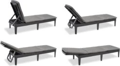 Allibert Jaipur Ligbed - 58x187,5x29 Cm - Grafiet 41 Allibert Jaipur Ligbed - 58x187,5x29 Cm - Grafiet -Tuinmeubilair 1200x663 1