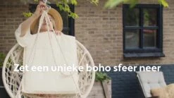 Vita5 Macramé Hangstoel - Voor Binnen En Buiten - Zonder Standaard - Incl. Kussen, Boekenvak En Beschermhoes - Tot 150kg - Beige 25 Vita5 Macramé Hangstoel - Voor Binnen En Buiten - Zonder Standaard - Incl. Kussen, Boekenvak En Beschermhoes - Tot 150kg - Beige -Tuinmeubilair 1200x675 15