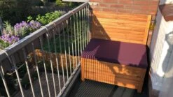 Kleine Teakhouten Tuinbank Met Opbergruimte - 100 X 60 X 90 Cm - Duurzaam Teakhout - Blijft Strak En Mooi - Sterke Constructie Om Lang Mee Te Gaan -Tuinmeubilair 1200x675