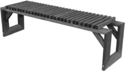 Tuinbank Design 2023 - 150CM - Grenen Hout - Zwart -Tuinmeubilair 1200x682