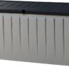 Keter Novel Opbergbox - 340L - 124x55x62.5cm - Grijs 1 Keter Novel Opbergbox - 340L - 124x55x62.5cm - Grijs -Tuinmeubilair 1200x693 1