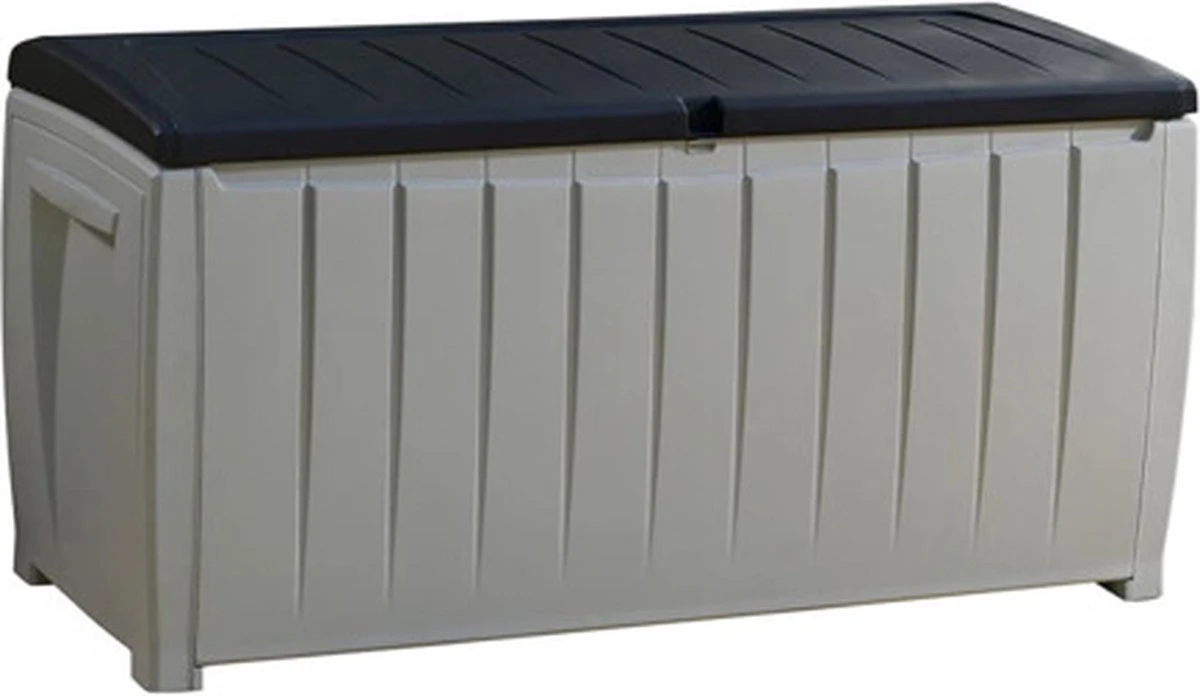 Keter Novel Opbergbox - 340L - 124x55x62.5cm - Grijs 12 Keter Novel Opbergbox - 340L - 124x55x62.5cm - Grijs - Afbeelding 10